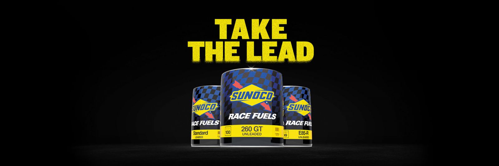 Sunoco Race Fuels Cans